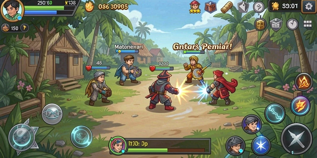 Tampilan awal yang menarik dan mudah dinavigasi.