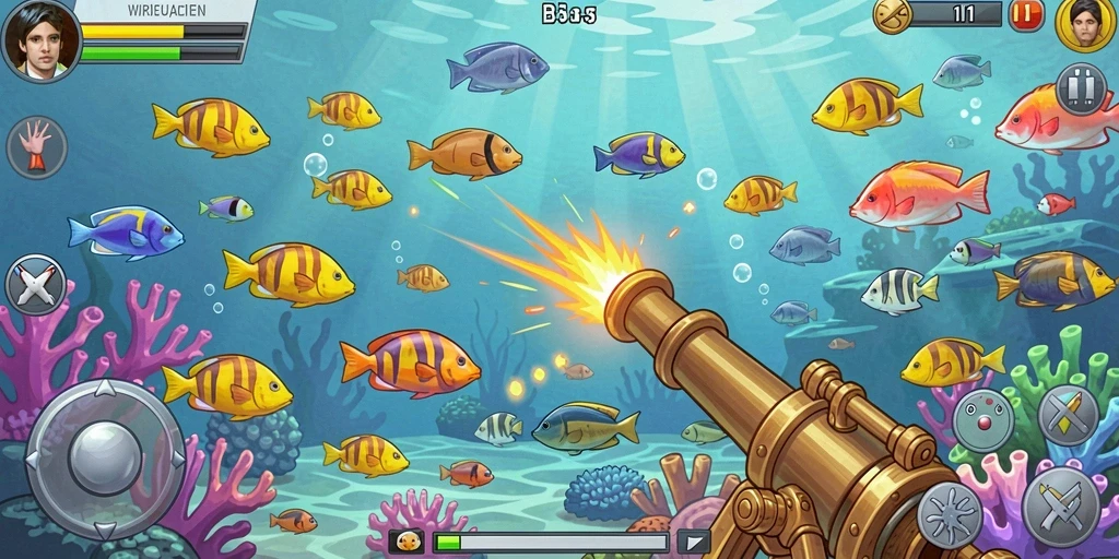 Screenshot menunjukkan gameplay seru dengan grafis yang memukau.