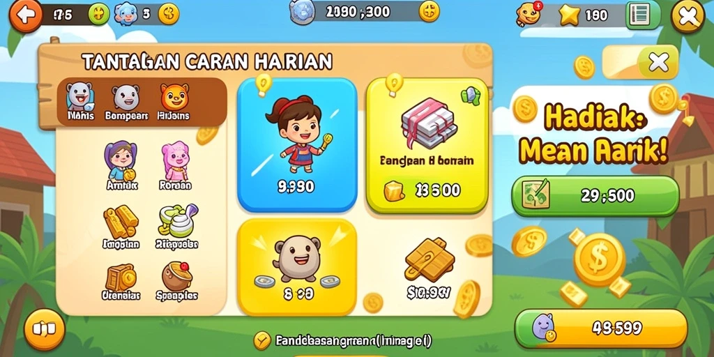 Tampilan antarmuka yang menarik dan user-friendly.