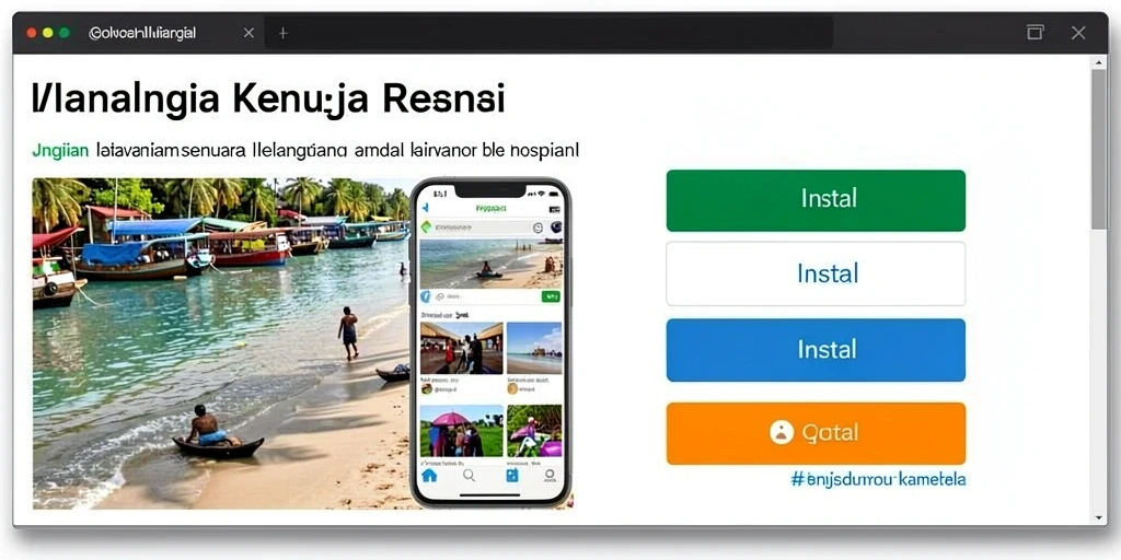 Tampilan antarmuka yang modern dan menarik.