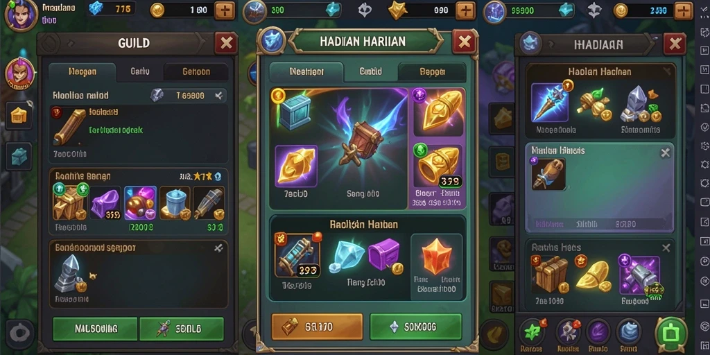 Screenshot menampilkan tampilan antarmuka yang ceria.