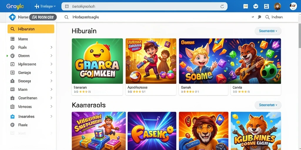 Tampilan awal SEMAR123 yang menarik dan intuitif.