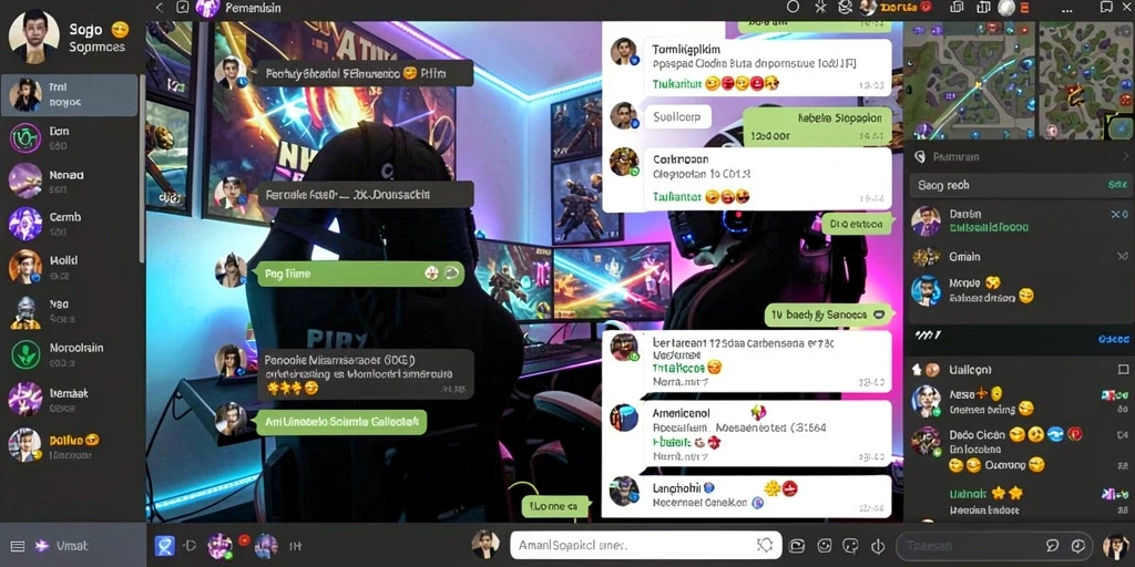 Screenshot menunjukkan antarmuka permainan yang menarik.