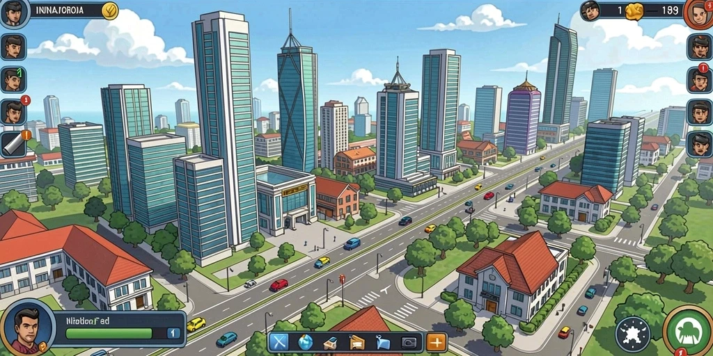 Screenshot dari gameplay seru di level 3.